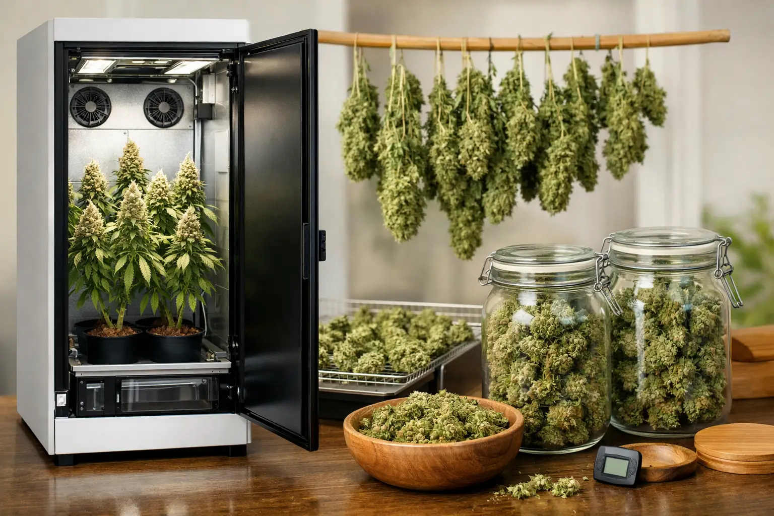 Cannabis Drying and Curing Guide — ColaXpress blog post.