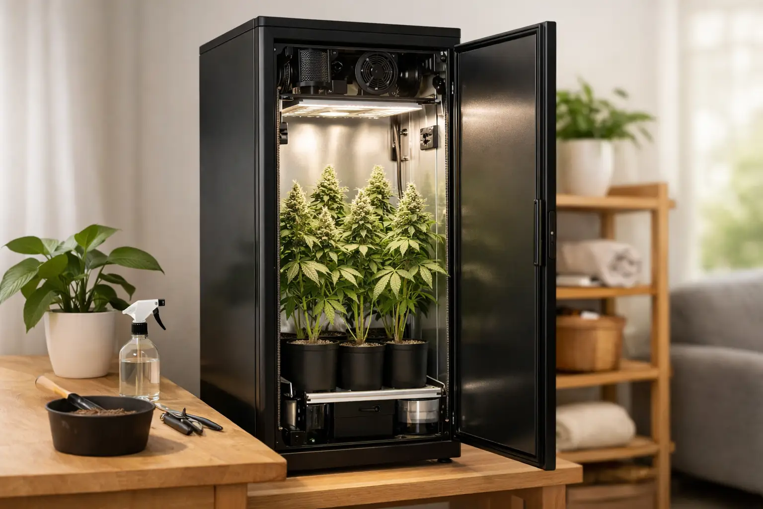 Compact Indoor Cannabis Grow Guide — ColaXpress blog post.