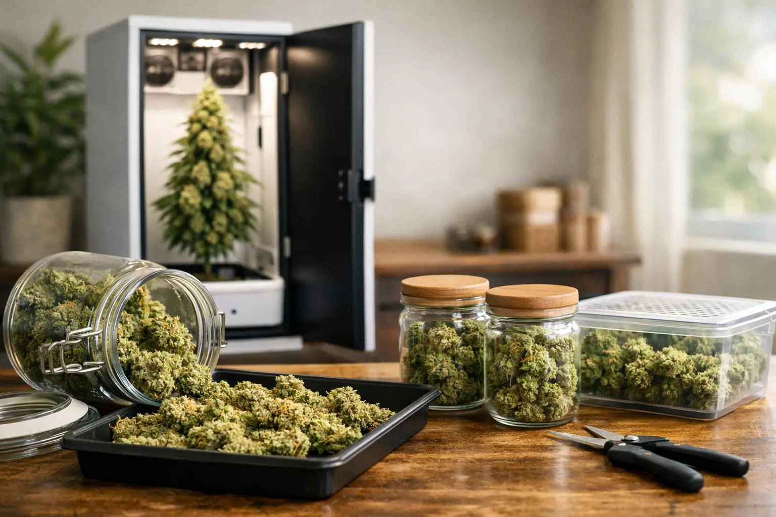 How to Cure Weed Properly Without Ruining It — ColaXpress blog post.
