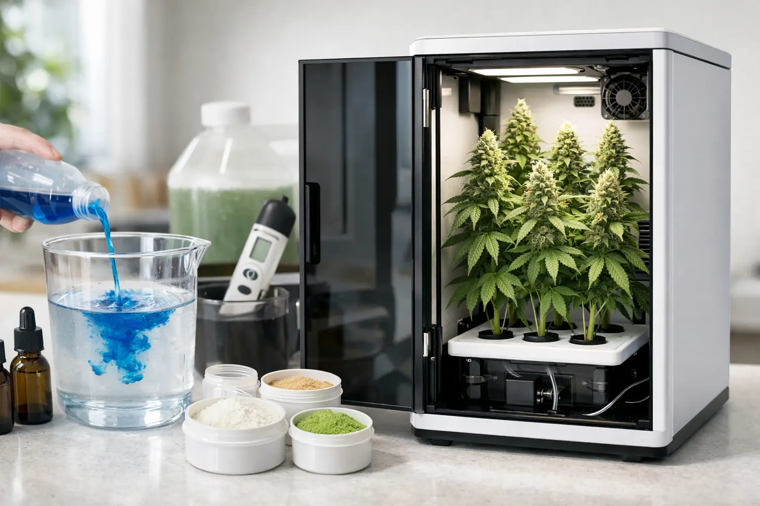 Hydroponic Nutrient Mixing Guide for Small Grows — ColaXpress blog post.