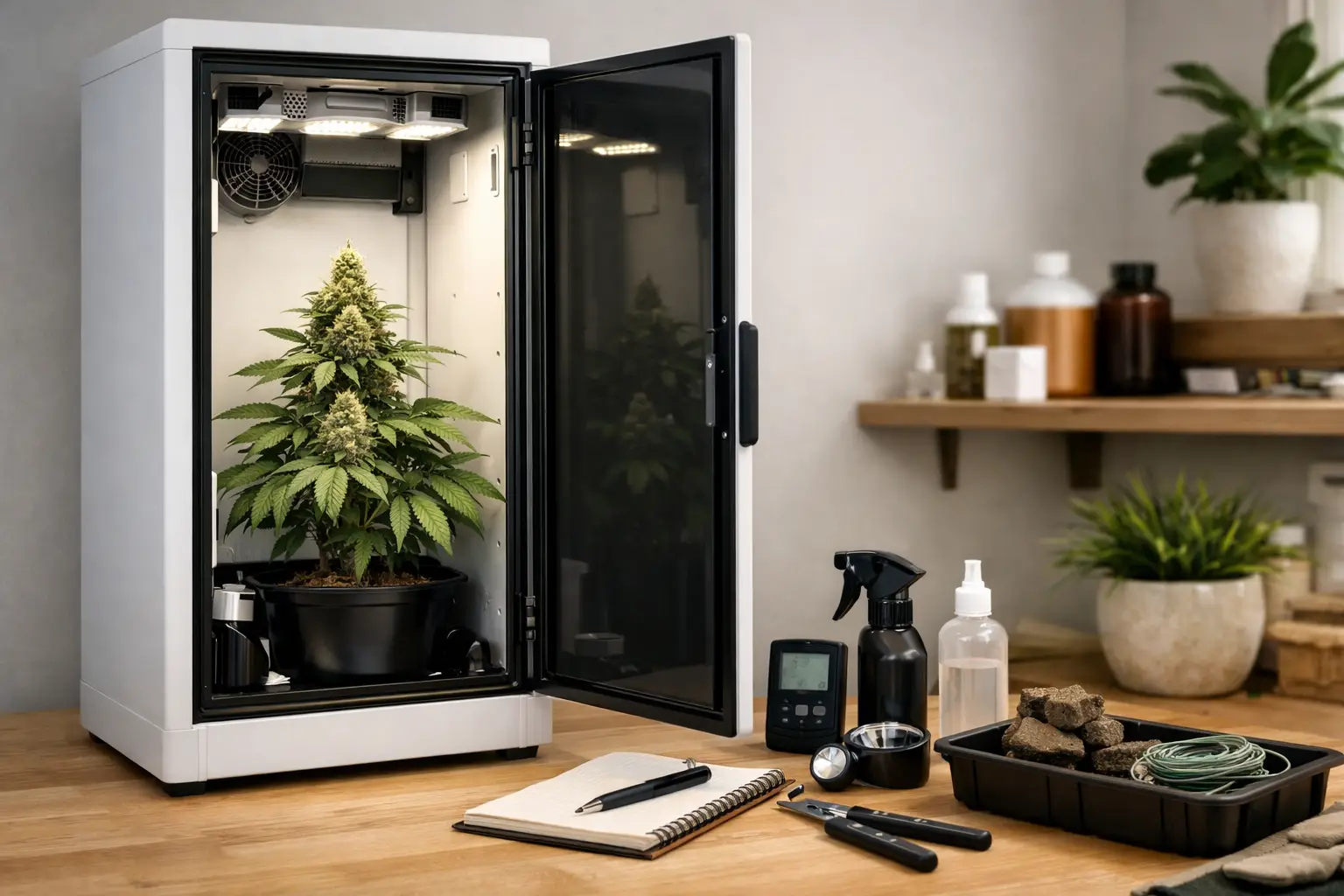 Indoor Cannabis Grow Checklist for Small Spaces — ColaXpress blog post.