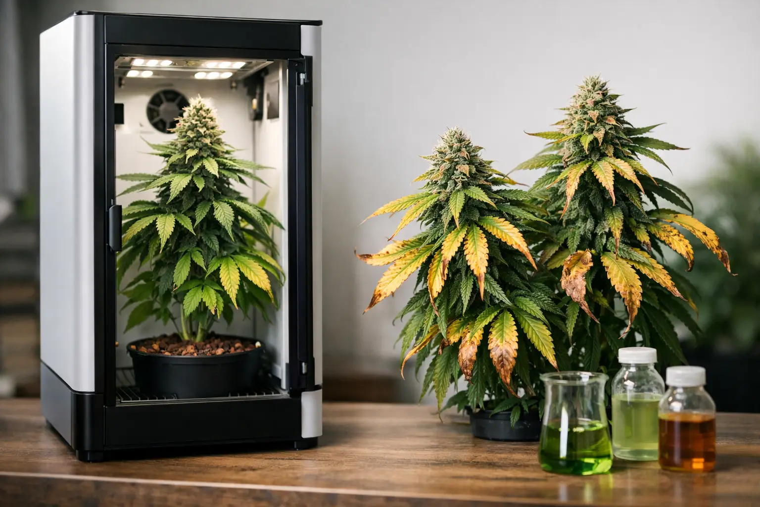 Nutrient Lockout Signs in Cannabis Plants — ColaXpress blog post.