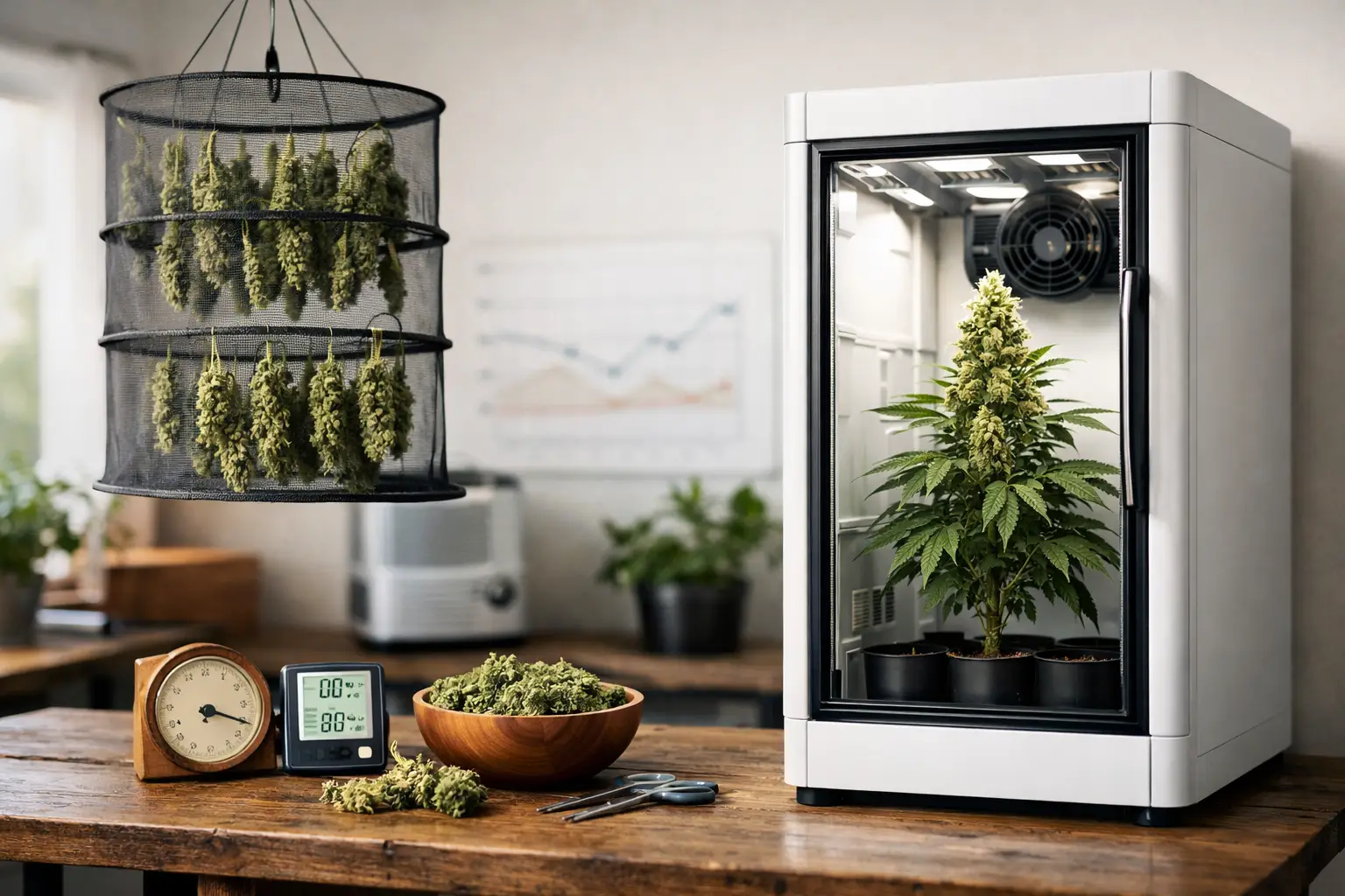Weed Drying Humidity Chart That Actually Works — ColaXpress blog post.