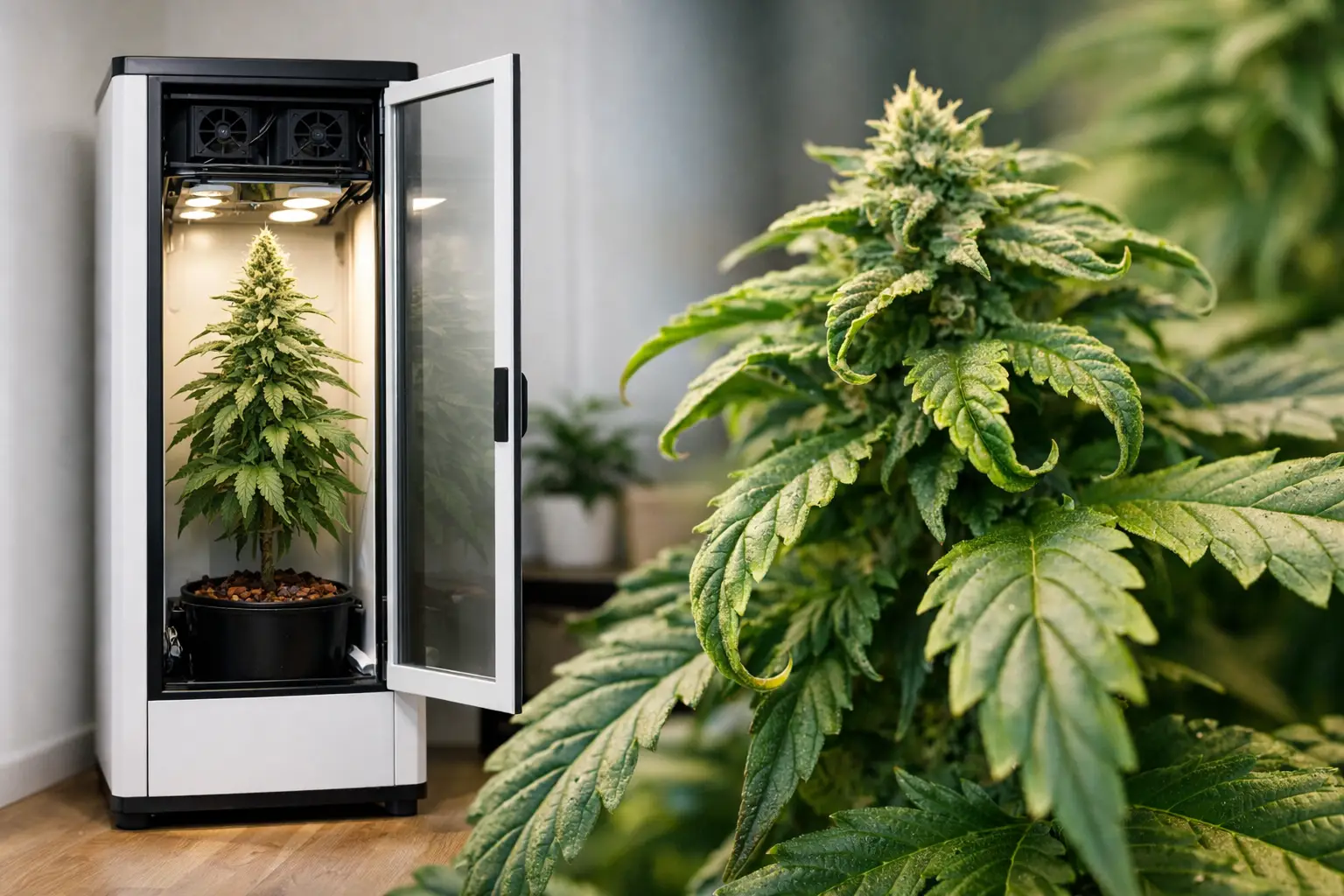 Why Cannabis Leaves Are Curling Indoors — ColaXpress blog post.